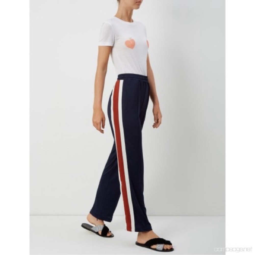EUC Ganni Track Pant with Leg Stripe